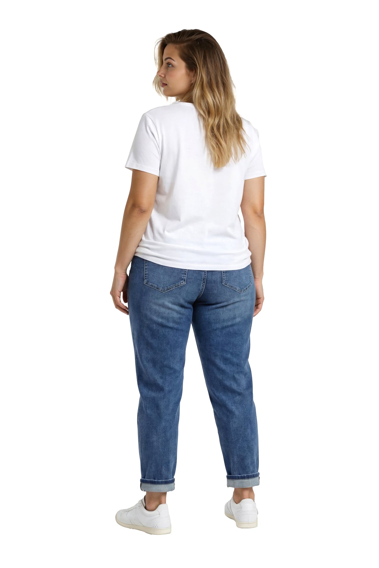 Mom-Fit-Jeans 57Ivy, cropped mit Turn-Up