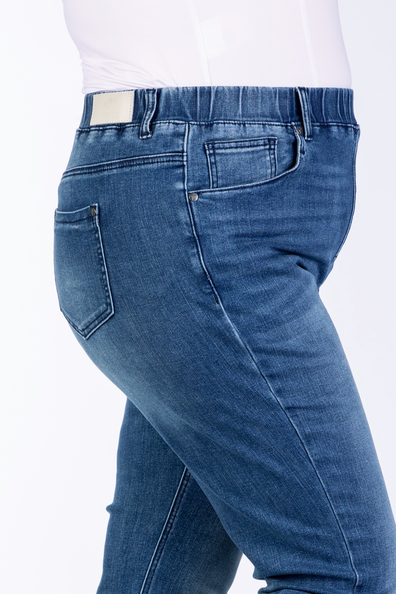 Skinny-Fit-Jeans 57Abrielle aus weichem Jog-Denim