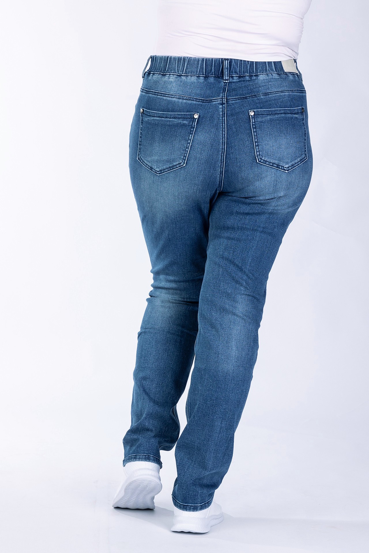 Skinny-Fit-Jeans 57Abrielle aus weichem Jog-Denim