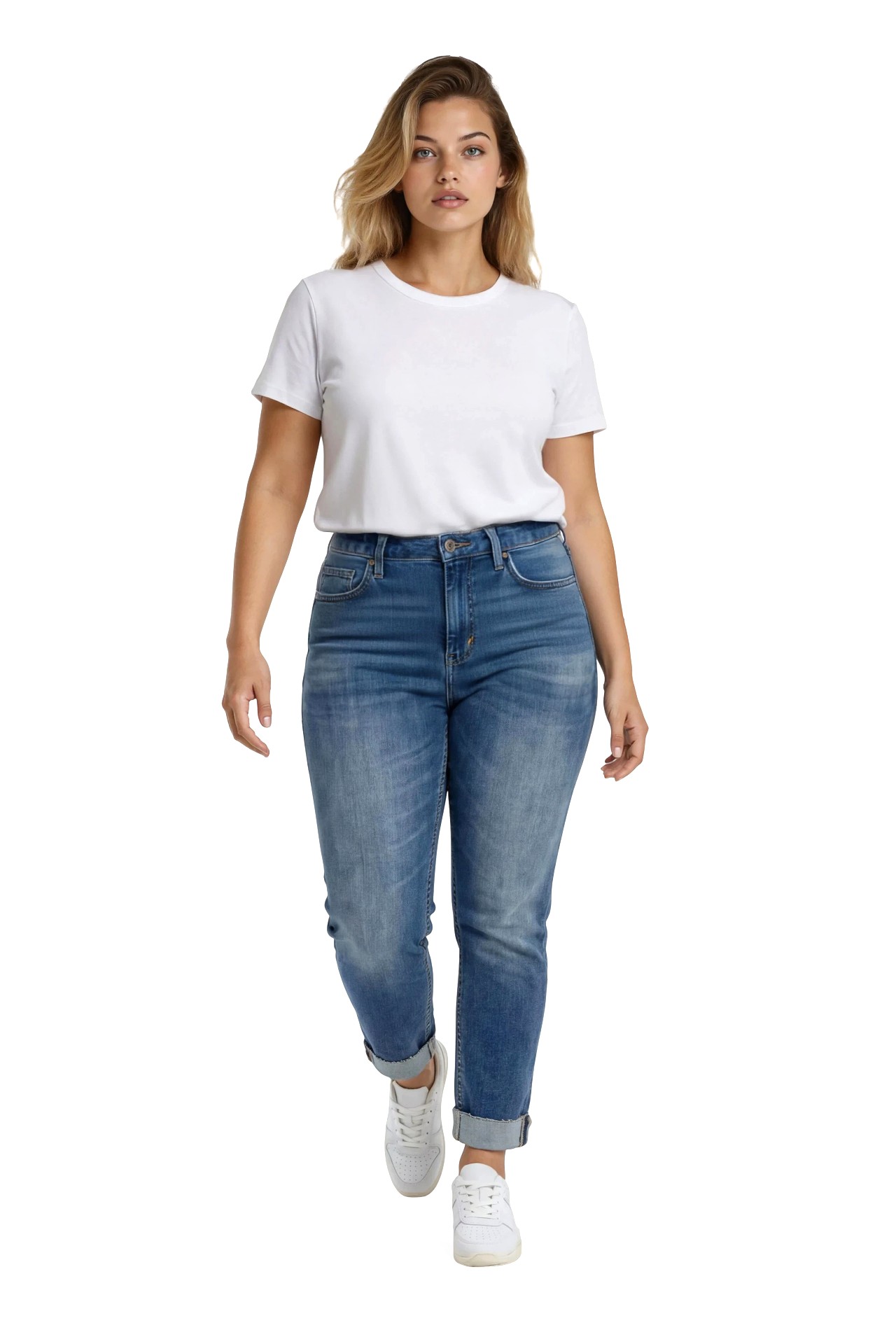 Skinny-Fit-Jeans 57Lily mit Turn-Up