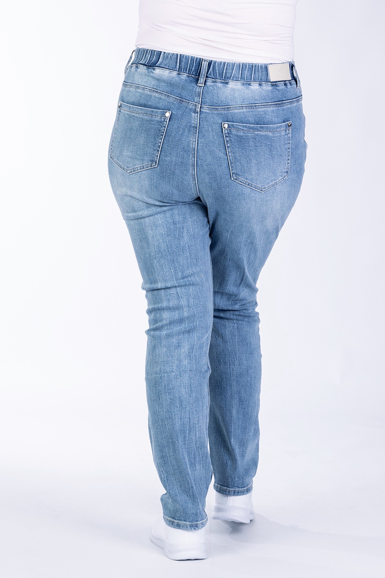 Skinny-Fit-Jeans 57Abrielle aus weichem Jog-Denim