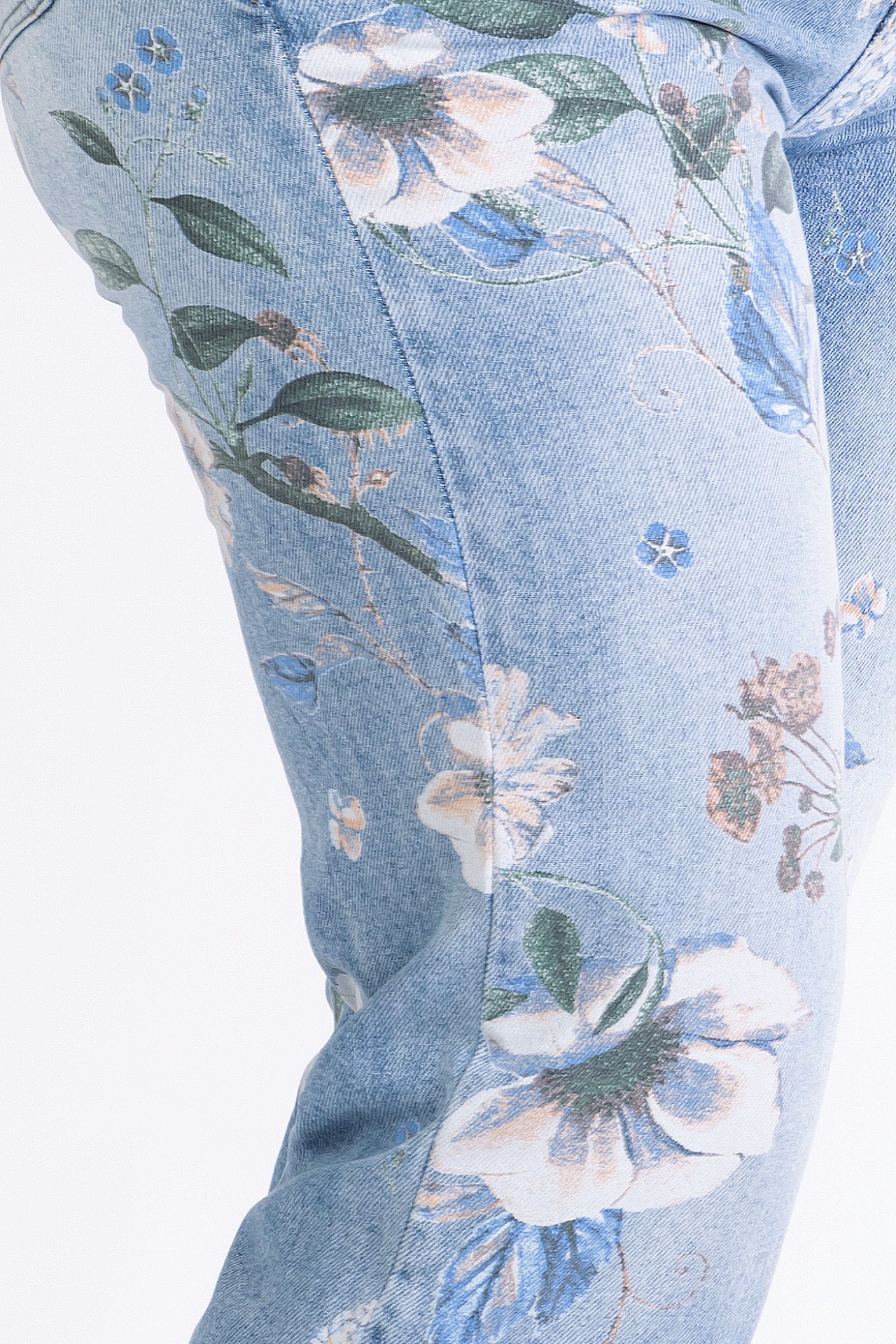 Wide-Leg-Jeans 57Cosi mit Blumendruck