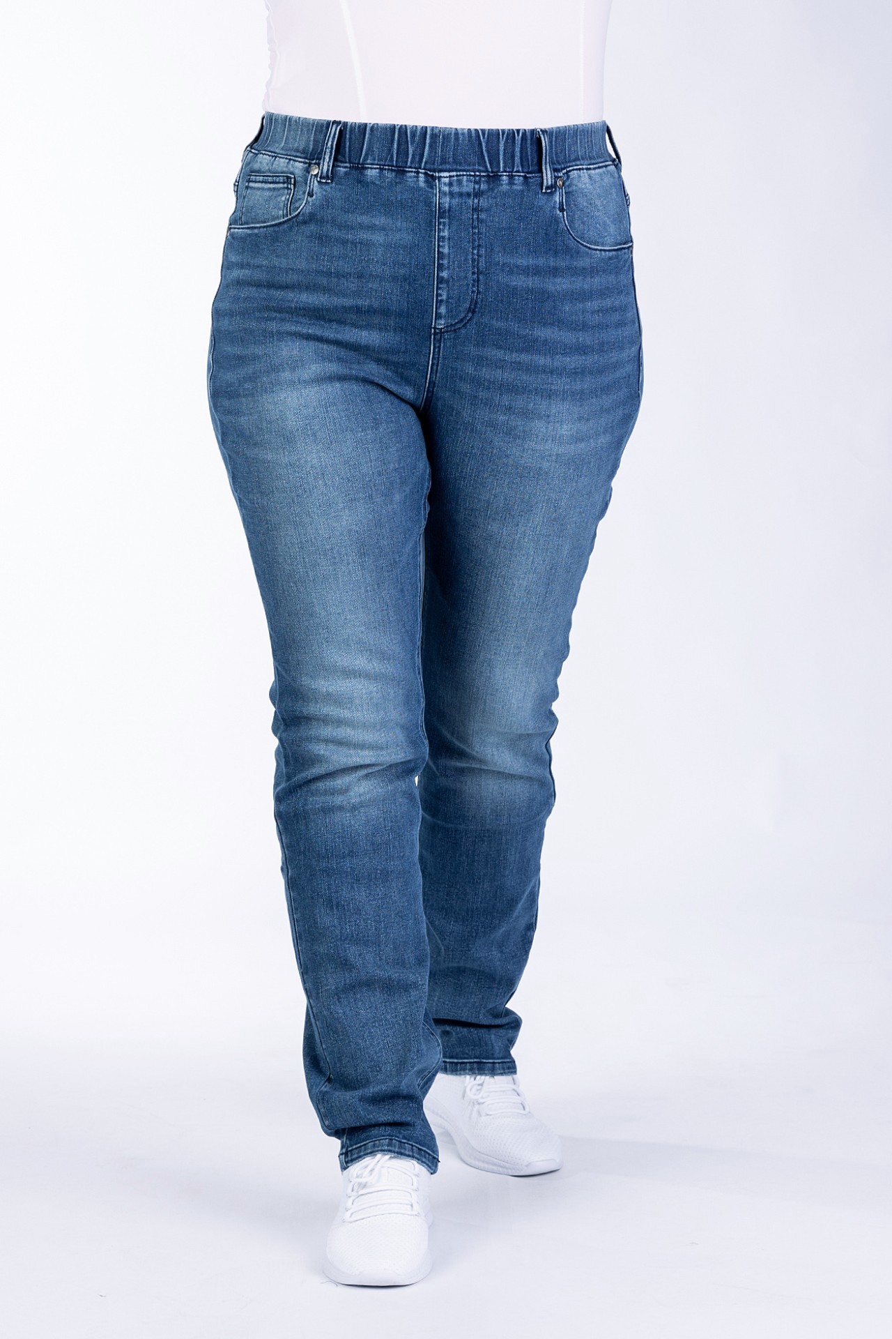 Skinny-Fit-Jeans 57Abrielle aus weichem Jog-Denim